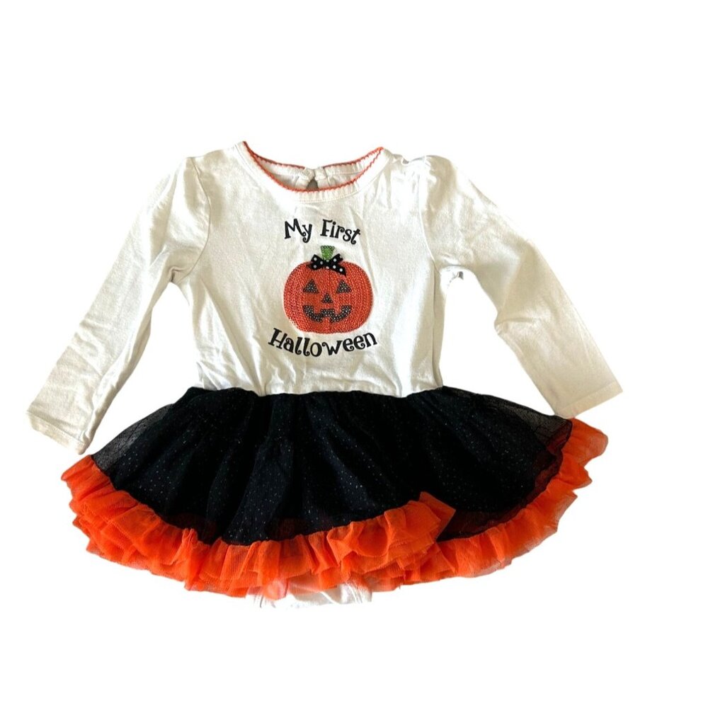 My First Halloween Baby Tutu Dress Costume size 12-18 Months